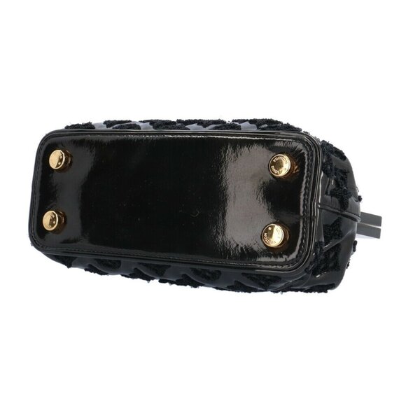 LOUIS VUITTON Black Monogram Leather Bag - Picture 4 of 6